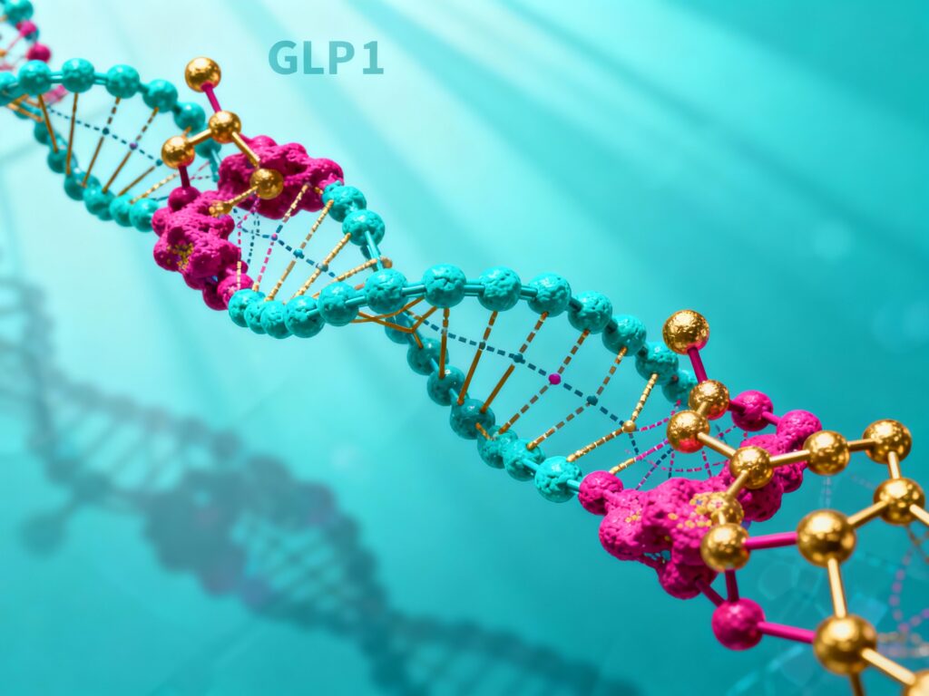 Glp-1 Molecule actual structure