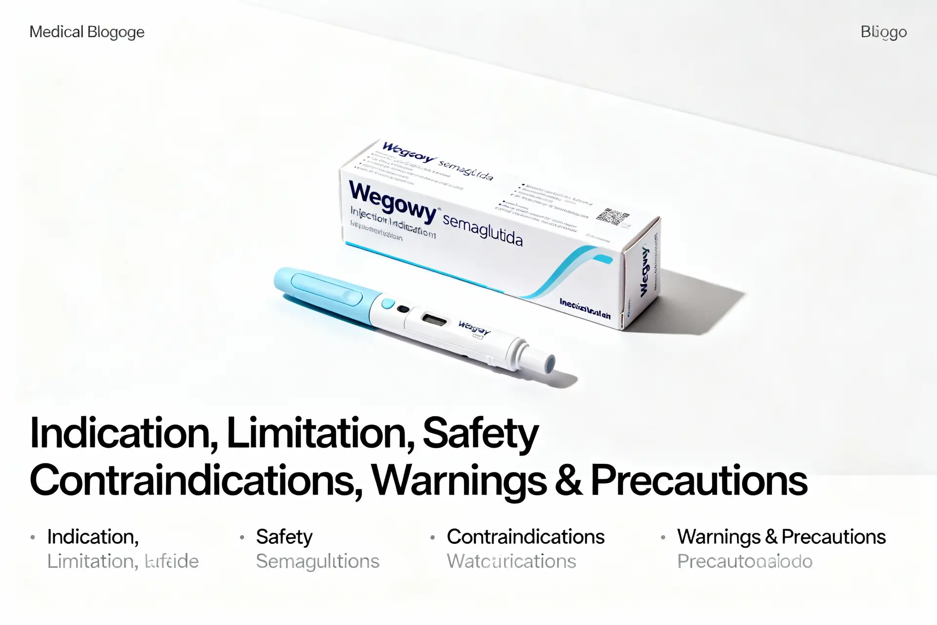 Wegovy semaglutide injection pen and box used in FDA-approved medical weight-loss treatments.